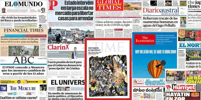 Unes de presse du 17 février 2023