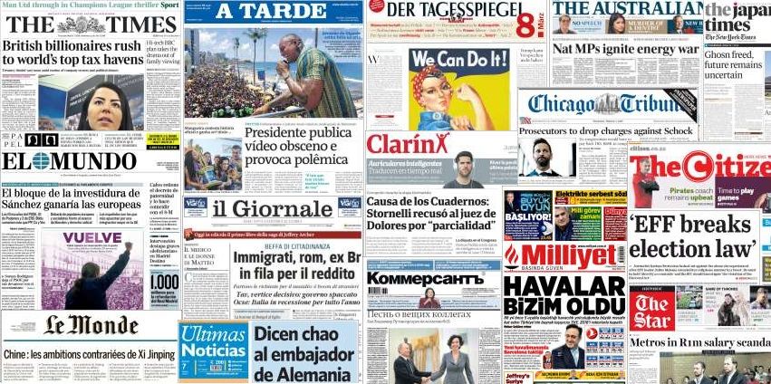 Unes de presse du 7 mars 2019