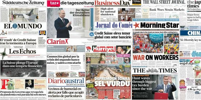 Unes de presse du 16 mars 2023