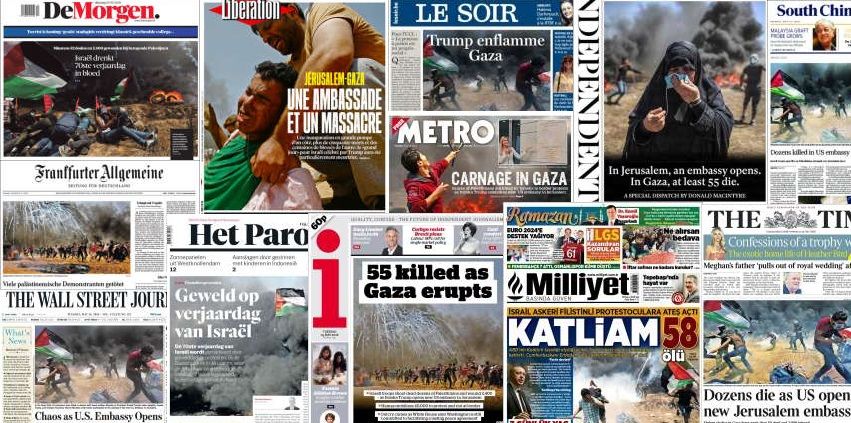 Unes de presse du 15 mai 2018