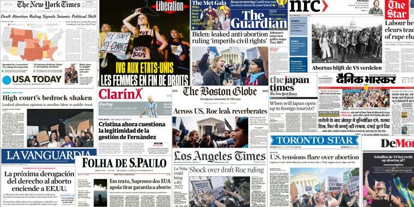 Quelques unes de presse du 4 mai 2022