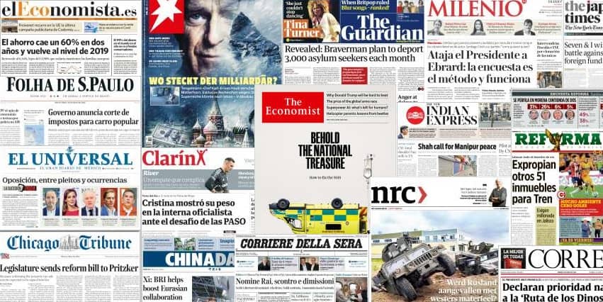 Unes de presse du 26 mai 2023