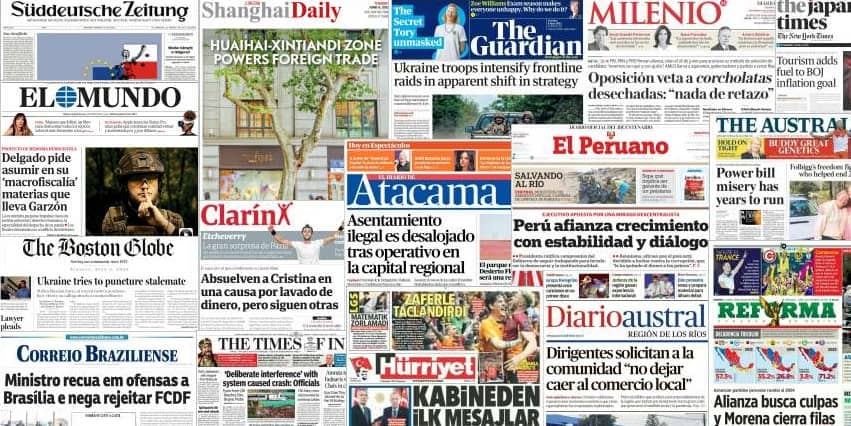 Unes de presse du 6 juin 2023