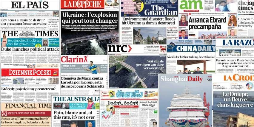 Unes de presse du 7 juin 2023