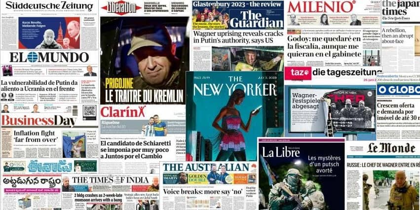 Unes de presse du 26 juin 2023