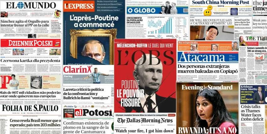 Unes de presse du 29 juin 2023