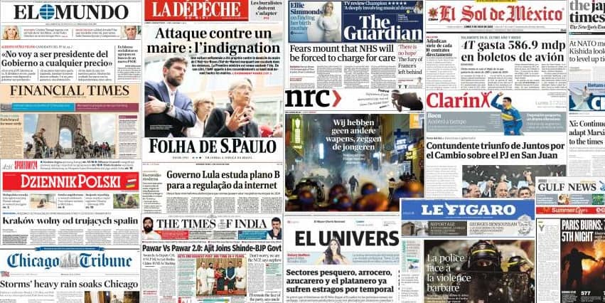 Unes de presse du 3 juillet 2023