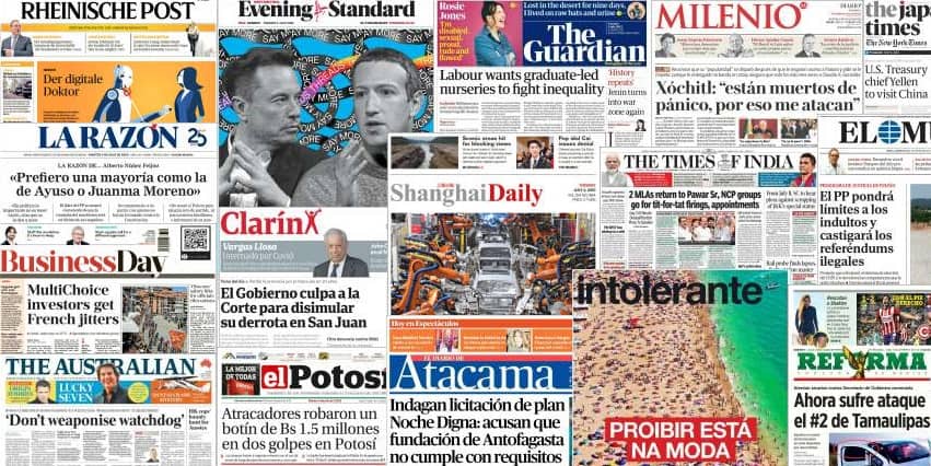 Unes de presse du 4 juillet 2023