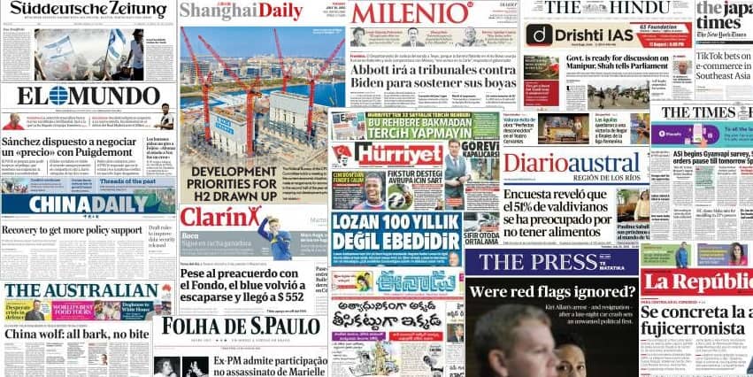 Unes de presse du 25 juillet 2023