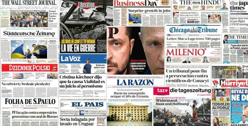 Quelques unes de presse du 24 août 2022