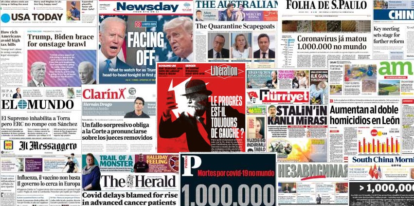 Unes de presse du 29 septembre 2020