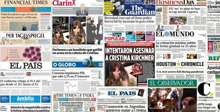 Quelques unes de presse du 2 septembre 2022