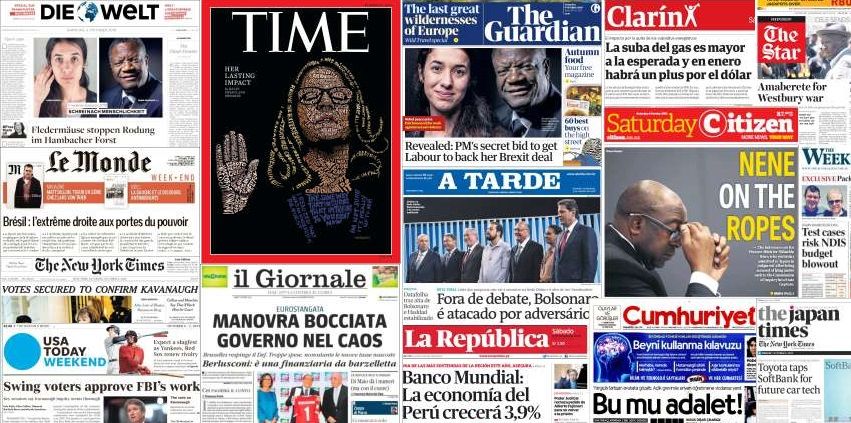 Unes de presse du 6 octobre 2018