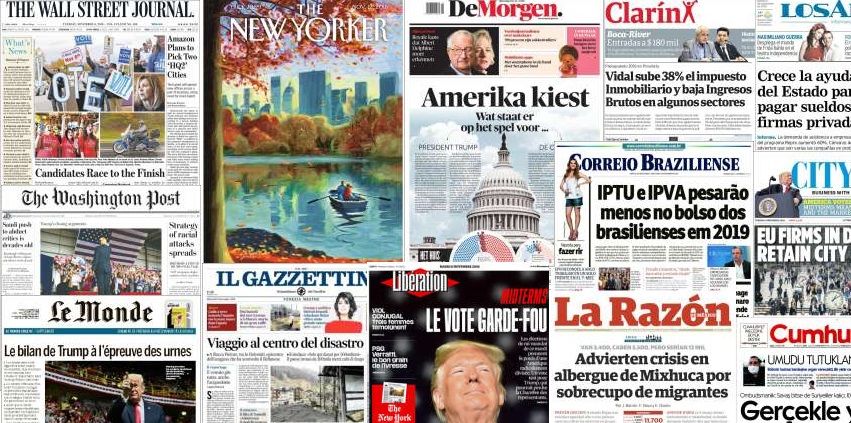 Unes de presse du 6 novembre 2018