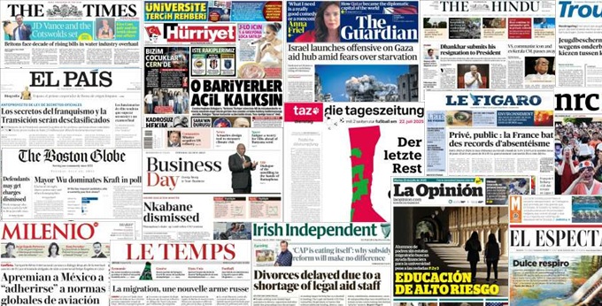 Unes de presse du 22 juillet 2025