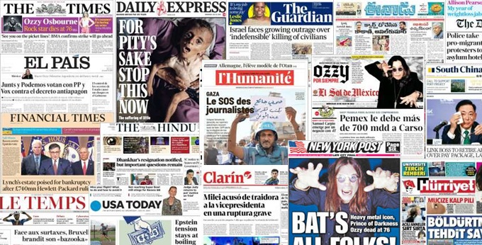 Unes de presse du 23 juillet 2025