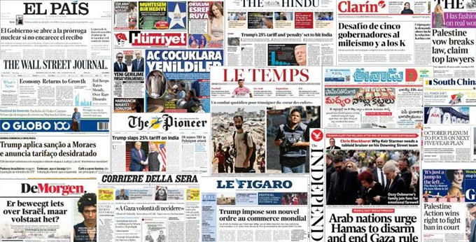 Unes de presse du 31 juillet 2025