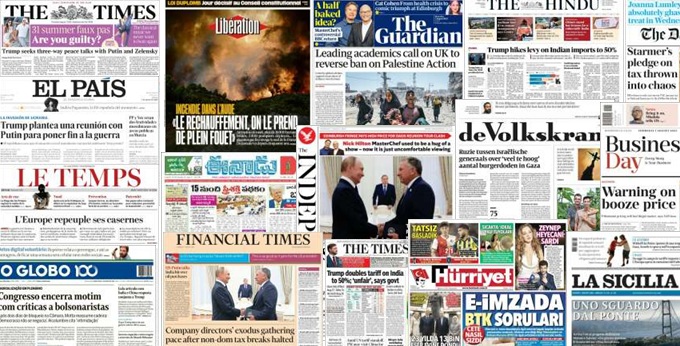 Unes de presse du 7 août 2025