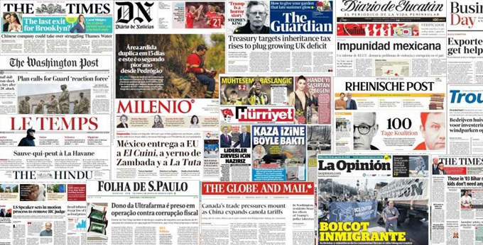 Unes de presse du 13 août 2025