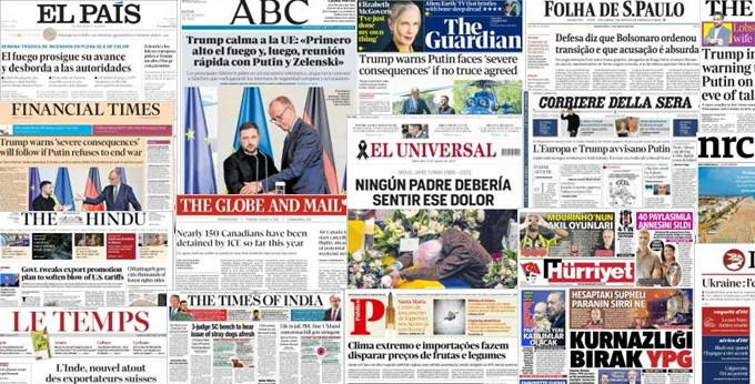 Unes de presse du 14 août 2025