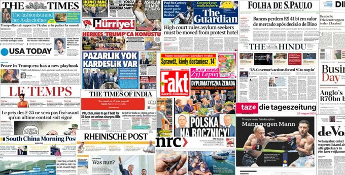 Unes de presse du 20 août 2025