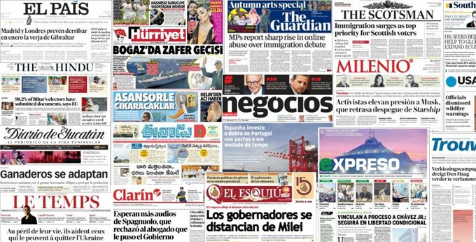 Unes de presse du 25 août 2025