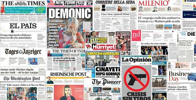 Unes de presse du 28 août 2025