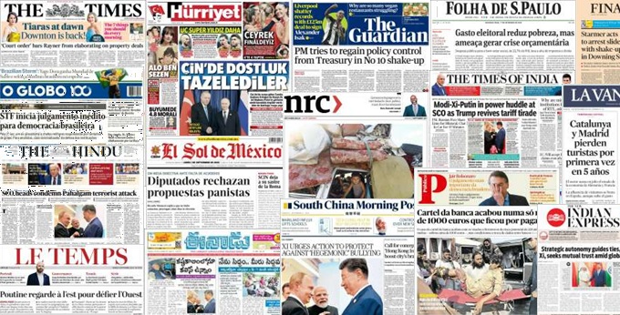Unes de presse du 2 septembre 2025