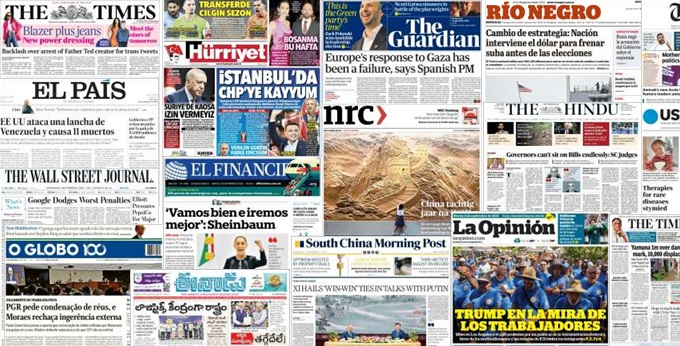 Unes de presse du 3 septembre 2025