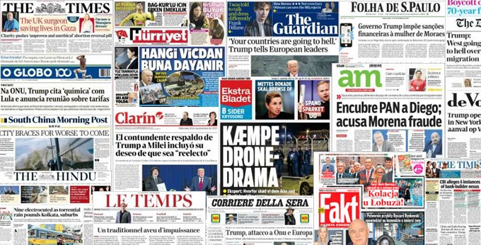 Unes de presse du 24 septembre 2025