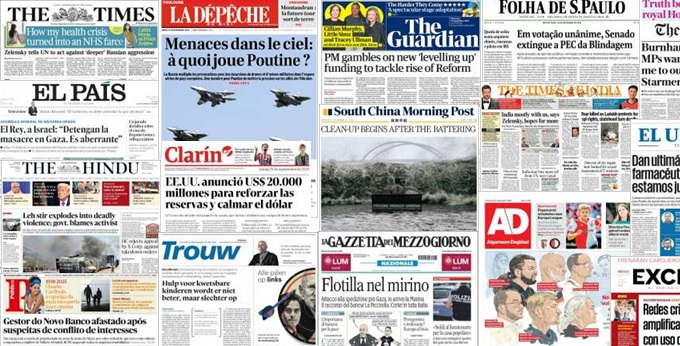 Unes de presse du 25 septembre 2025