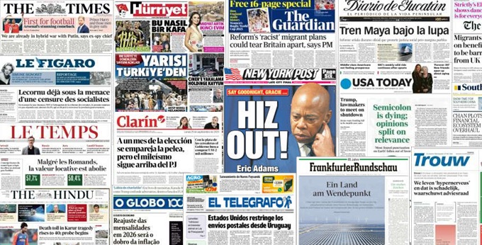 Unes de presse du 29 septembre 2025