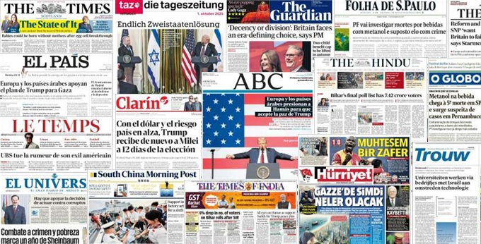 Unes de presse du 1er octobre 2025