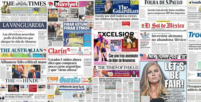 Unes de presse du 22 octobre 2025