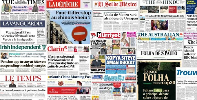 Unes de presse du 5 novembre 2025