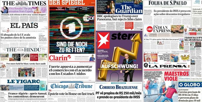 Unes de presse du 14 novembre 2025