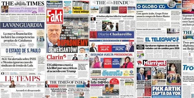 Unes de presse du 18 novembre 2025