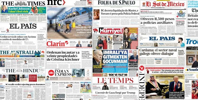 Unes de presse du 19 novembre 2025