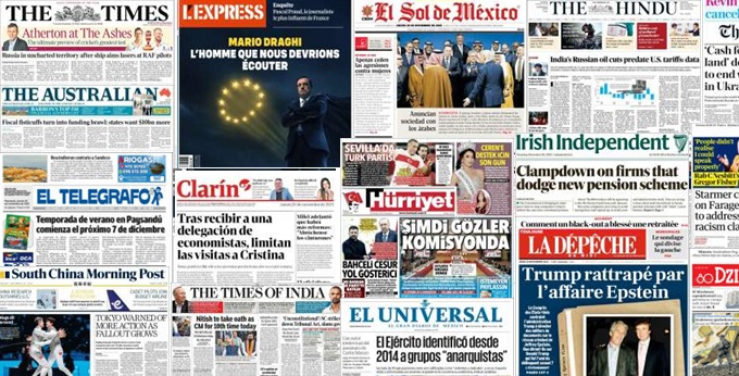 Unes de presse du 20 novembre 2025