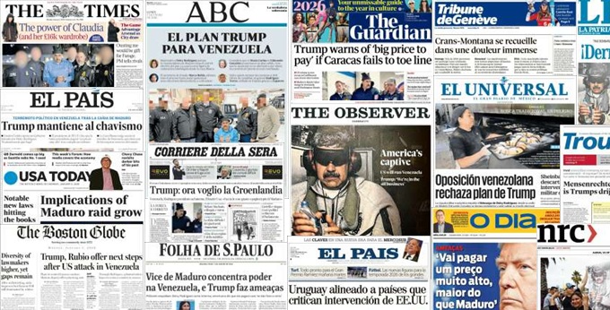 Unes de presse du 5 janvier 2026