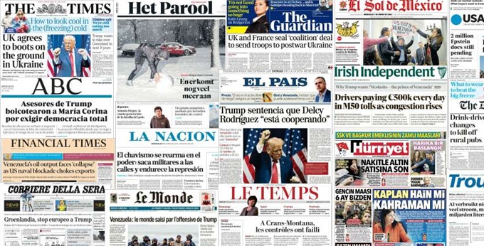 Unes de presse du 7 janvier 2026